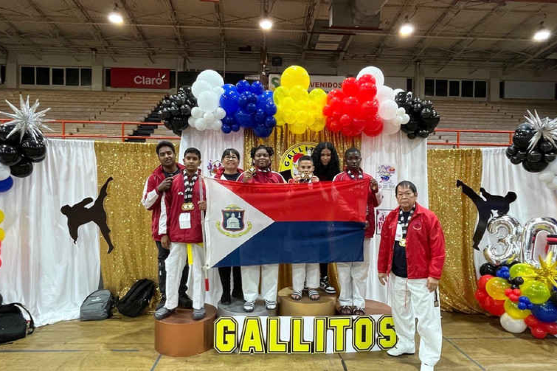 Team St. Maarten finds gold in Puerto Rico